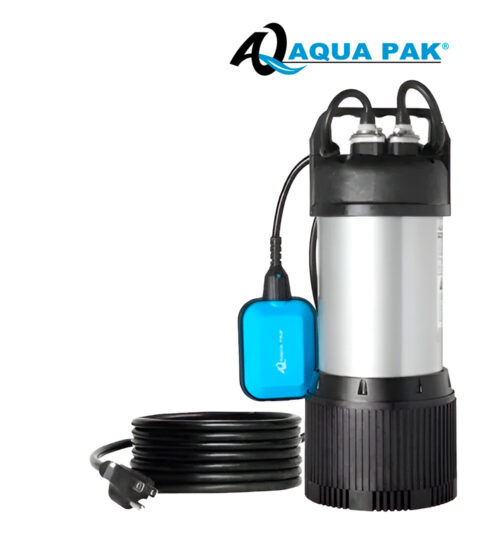 Motobomba Sumergible para Norias, Cisternas y Pozos poco profundos, 1 HP, Serie KANKI PLUS,127 VOLTS, (KANKIPLUS64A-1127)