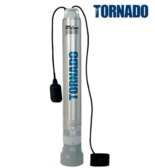 Bomba Sumergible Marca TORNADO con Flotador, Serie KIN, 1.5 HP, 230 VOLTS, 115 LPM, Acero Inoxidable 304, (KIN58-8/1230A)