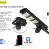 Luminario solar fijo 20 W con cámara de 128 Gb/ Wifi Marca Lion Tools (2700)