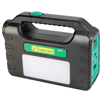 Kit Sistema de iluminación solar de 9 W 3 focos Marca Lion Tools (2702)