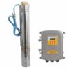 Motobomba solar sumergible Diámetro nominal: 3" Potencia de la motobomba: 750 watts Máximo voltaje de entrada: 430 VCC(KOLOS3-95-75-11)