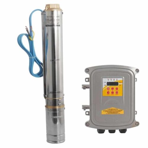 Motobomba solar sumergible Diámetro nominal: 3" Potencia de la motobomba: 750 watts Máximo voltaje de entrada: 430 VCC(KOLOS3-95-75-11)