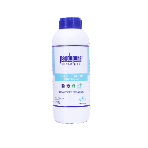 clarificador-bote Clarificador natural para piscinas Líquido, Bote de 1 litro, Rango PH 7.2 a 7.6, Rango CL 2.0 a 3.0, PANDAPURA CLEAN POOL (PP-CLARIPLUS-C12L BOTE)