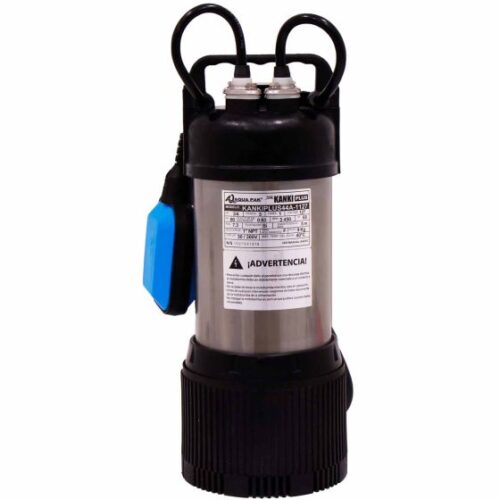 Motobomba sumergible 3/4 HP, Serie Kanki Plus, 127 V para norias, cisternas y pozos poco profundos (KANKIPLUS44A-1127)