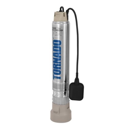 Motobomba sumergible TORNADO 1/2 HP, 1 X 127V Serie KIN para norias, cisternas y pozos profundos