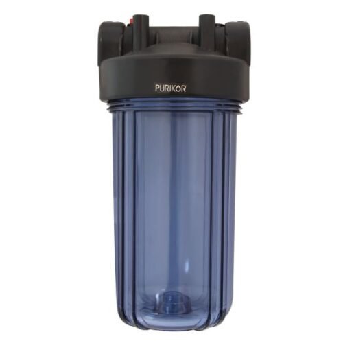 pkpfbt_10x1p_a Portafiltro PURIKOR para cartuchos Transparente 12 gpm, 1" hembra, Diam. 4.5", altura 10", 15-80 psi (PKPFBT-10X1P)