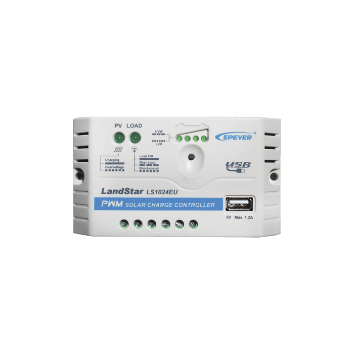 Controlador Solar PWM 12/24 V 10 A, Salida USB EPEVER(LS1024EU)