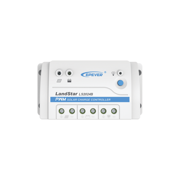 Controlador Solar de Carga y Descarga PWM 12/24V 20A, Parámetros Configurables EPERVER (LS2024B)