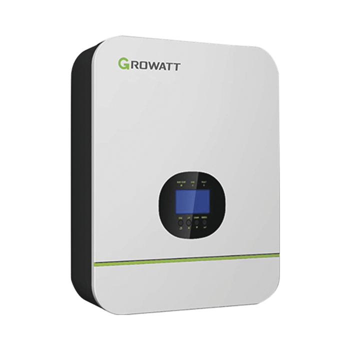 Inversor Cargador 3kW Compatible con Baterías de Litio, Monitoreo Remoto y Sincronización para Mayor Potencia, Operación 48Vcc (SPF3000TLLVM48P)  GROWATT