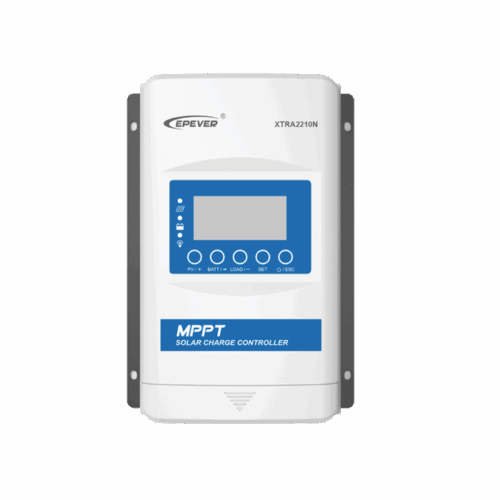 Controlador Solar MPPT 20A 12/24V, Máximo Voltaje de Circuito Abierto Voc 100Vcc, Configurable para Baterías de Litio EPEVER (XTRA-2210-N)
